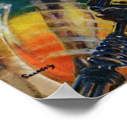 Marvel Science Stories AprilMai 1939 Poster (Ecke)