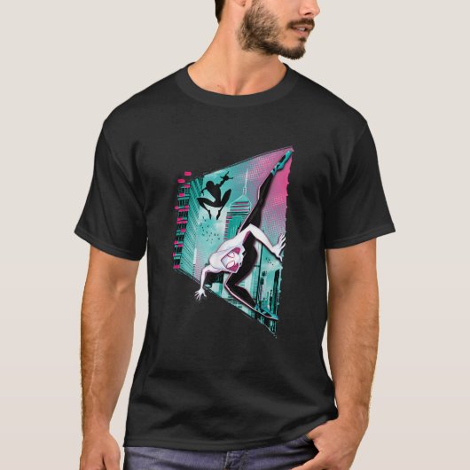 Marvel Spider Man Into the Spider Verse Ghost Spid T-Shirt (Vorderseite)