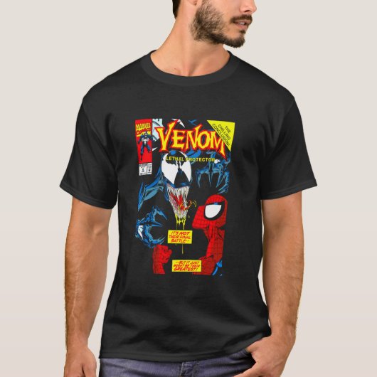 Marvel Spider-Man VS Venom Chilling Conclusion Com T-Shirt (Vorderseite)