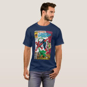 Marvel SpiderMan Klassische Retro-Comic Scorpion C T-Shirt (Vorne ganz)