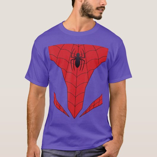 Marvel SpiderMan Peter Parker Kostüm Freund T-Shirt (Vorderseite)