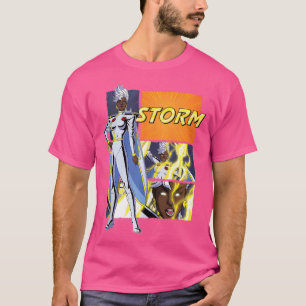 Marvel Studios X-Men 97 Storm Lightning Logo Actio T-Shirt