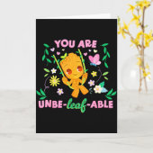 Marvel Valentinstag Frühling Groot Du bist unglaub Karte (Gelbe Blume)