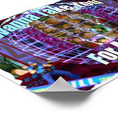 Marvel vs Capcom 2 wollen Sie auf eine Reise mitne Poster (Ecke)