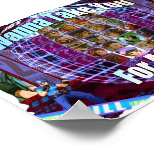 Marvel vs Capcom 2 wollen Sie auf eine Reise mitne Poster (Ecke)