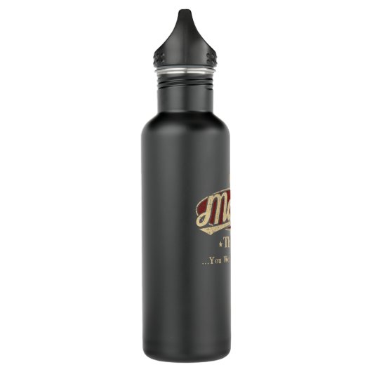 MARVEL-Wasserflasche, MARVEL-Wasserflasche Edelstahlflasche (Links)