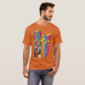 Marvel XMen Retro-Comic-Gruppen-Mashup-Junge T-Shirt (Vorne ganz)