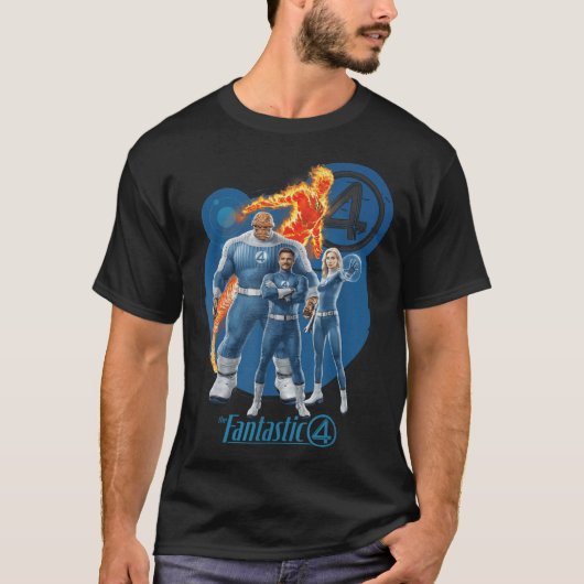 Marvelhe Fantastic Four Erste Schritte Heldische F T-Shirt (Vorderseite)