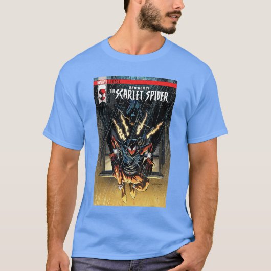 Marvelhe Scharlachrote Spider Senseeinzelner Comic T-Shirt (Vorderseite)