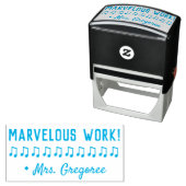 "MARVELOUS ARBEIT!" Bestätigung Rubber-Briefmarke Permastempel (Beispiel)