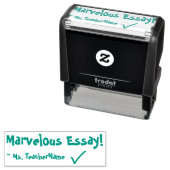 "Marvelous Essay" + Erzieher Name Rubber Briefmark Permastempel (Beispiel)