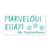 "MARVELOUS ESSAY!" Instructor Rubber Briefmarke Permastempel (Design)