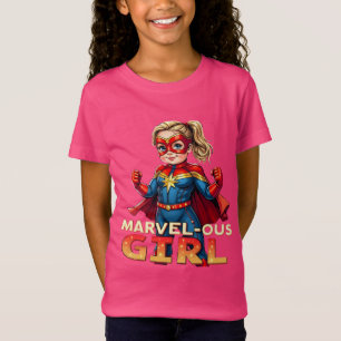 Marvelous Girl: Zuversichtlich, Niedlich und stark T-Shirt