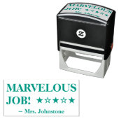 "MARVELOUS JOB!" Erzieherin Rubber Briefmarke Permastempel (Beispiel)