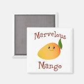 Marvelous Mango Magnet (Vorderseite/Rückseite)