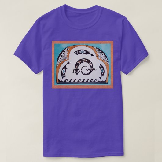 Marvelous Mimbres Wasserfarbe inspiriert von Mimbr T-Shirt (Design vorne)