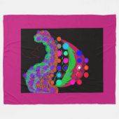 Marvelous Miss Funny Girl Fleecedecke (Vorderseite (Horizontal))