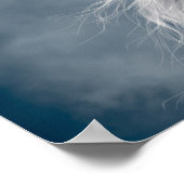 Marvelous White Pegasus Poster (Ecke)