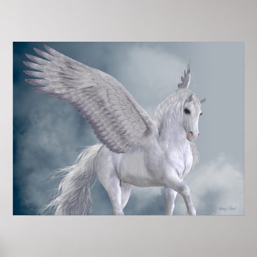 Marvelous White Pegasus Poster (Vorne)