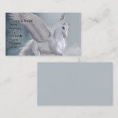 Marvelous White Pegasus Visitenkarte (Vorne/Hinten)
