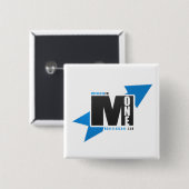 MarvelousOne.com-Pfeil-Knopf Button (Vorne & Hinten)