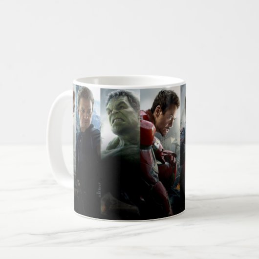 Marvels Theme Mug or Cup Kaffeetasse (Vorderseite Links)