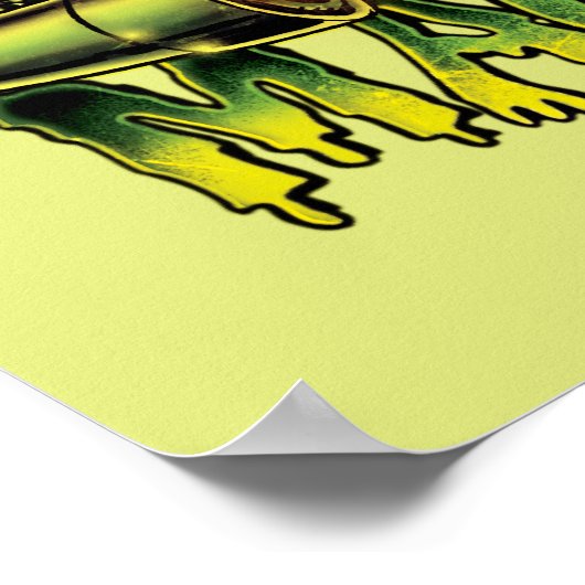 MARVIN DER MARTIAN™ Mars Poster (Ecke)