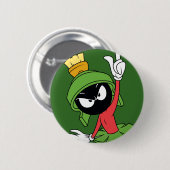 MARVIN DER MARTIAN™-Proklamation Button (Vorne & Hinten)