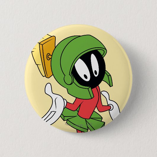 MARVIN DER MARTIAN™ Shrug Button (Vorderseite)
