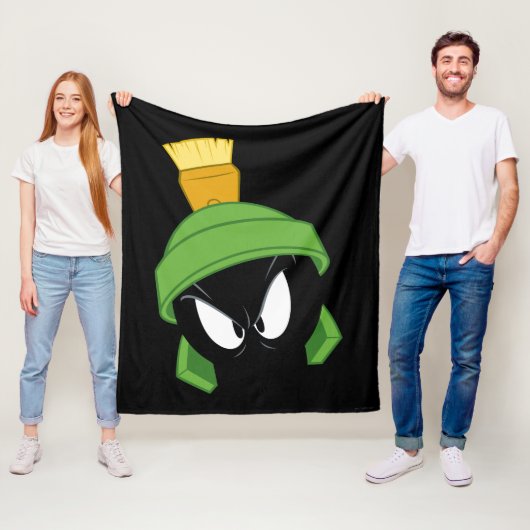 MARVIN DER MARTIAN™-Wutfront Fleecedecke (Beispiel)