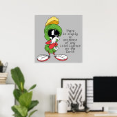 MARVIN DER MARTIANER™ denkt Poster (Heimbüro)