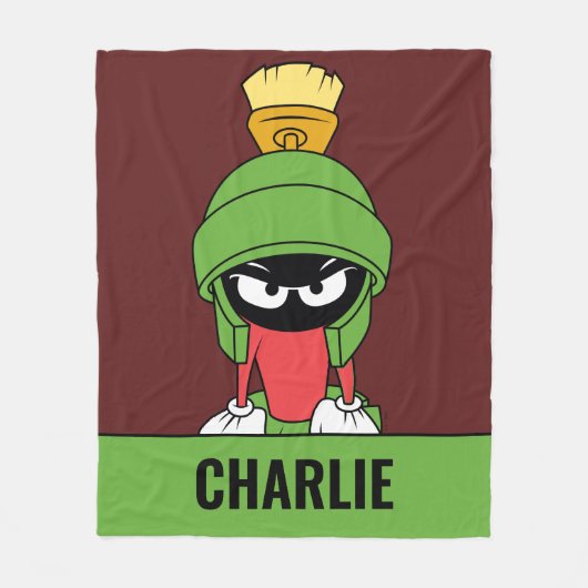 MARVIN DER MARTIANER™ Verärgert Fleecedecke (Vorderseite)