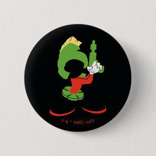 MARVIN DIE MARTIAN™-Silhouette mit Raygun Button