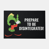 MARVIN DIE MARTIAN™-Silhouette mit Raygun Fußmatte (Vorderseite)