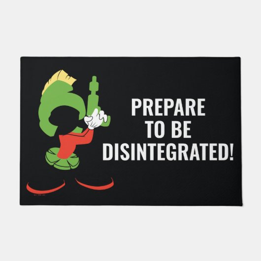 MARVIN DIE MARTIAN™-Silhouette mit Raygun Fußmatte (Vorderseite)