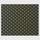 MARVIN DIE MARTIAN™-Silhouette mit Raygun Geschenkpapier (Flach)