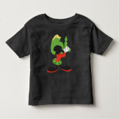 MARVIN DIE MARTIAN™-Silhouette mit Raygun Kleinkind T-shirt (Vorderseite)