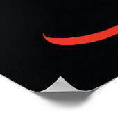 MARVIN DIE MARTIAN™-Silhouette mit Raygun Poster (Ecke)