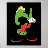 MARVIN DIE MARTIAN™-Silhouette mit Raygun Poster (Vorne)
