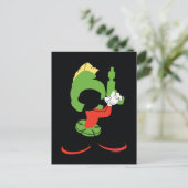 MARVIN DIE MARTIAN™-Silhouette mit Raygun Postkarte (Stehend Vorderseite)
