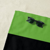 MARVIN DIE MARTIAN™-Silhouette mit Raygun Strandtuch (Beispiel)