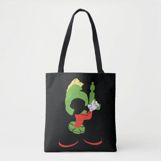 MARVIN DIE MARTIAN™-Silhouette mit Raygun Tasche (Vorderseite)