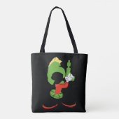 MARVIN DIE MARTIAN™-Silhouette mit Raygun Tasche (Rückseite)