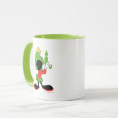 MARVIN DIE MARTIAN™-Silhouette mit Raygun Tasse (Vorderseite Links)