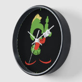 MARVIN DIE MARTIAN™-Silhouette mit Raygun Uhr (Winkel)