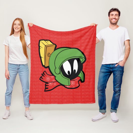 MARVIN MARTIAN™ "Outta This World" Holiday Fleecedecke (Beispiel)