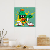 Marvin mit Gun Poster (Küche)