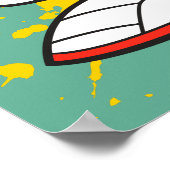 Marvin mit Gun Poster (Ecke)