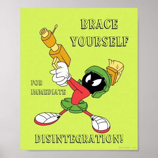 MARVIN THE MARTIAN™ Aiming Laser Poster (Vorne)