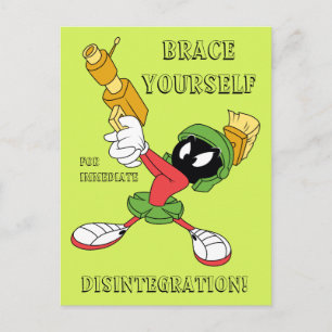 MARVIN THE MARTIAN™ Aiming Laser Postkarte